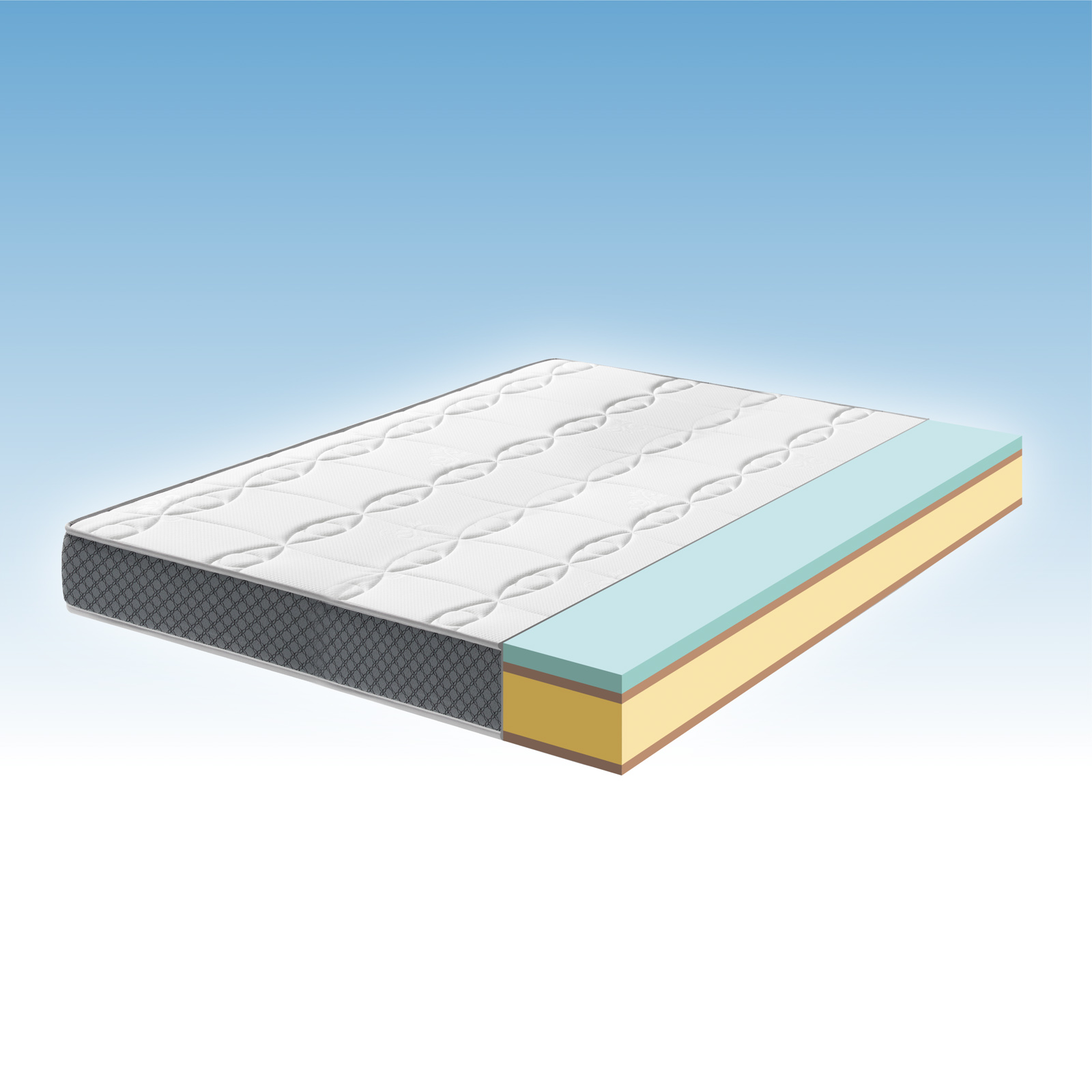 daanser visco colchon viscoelastico